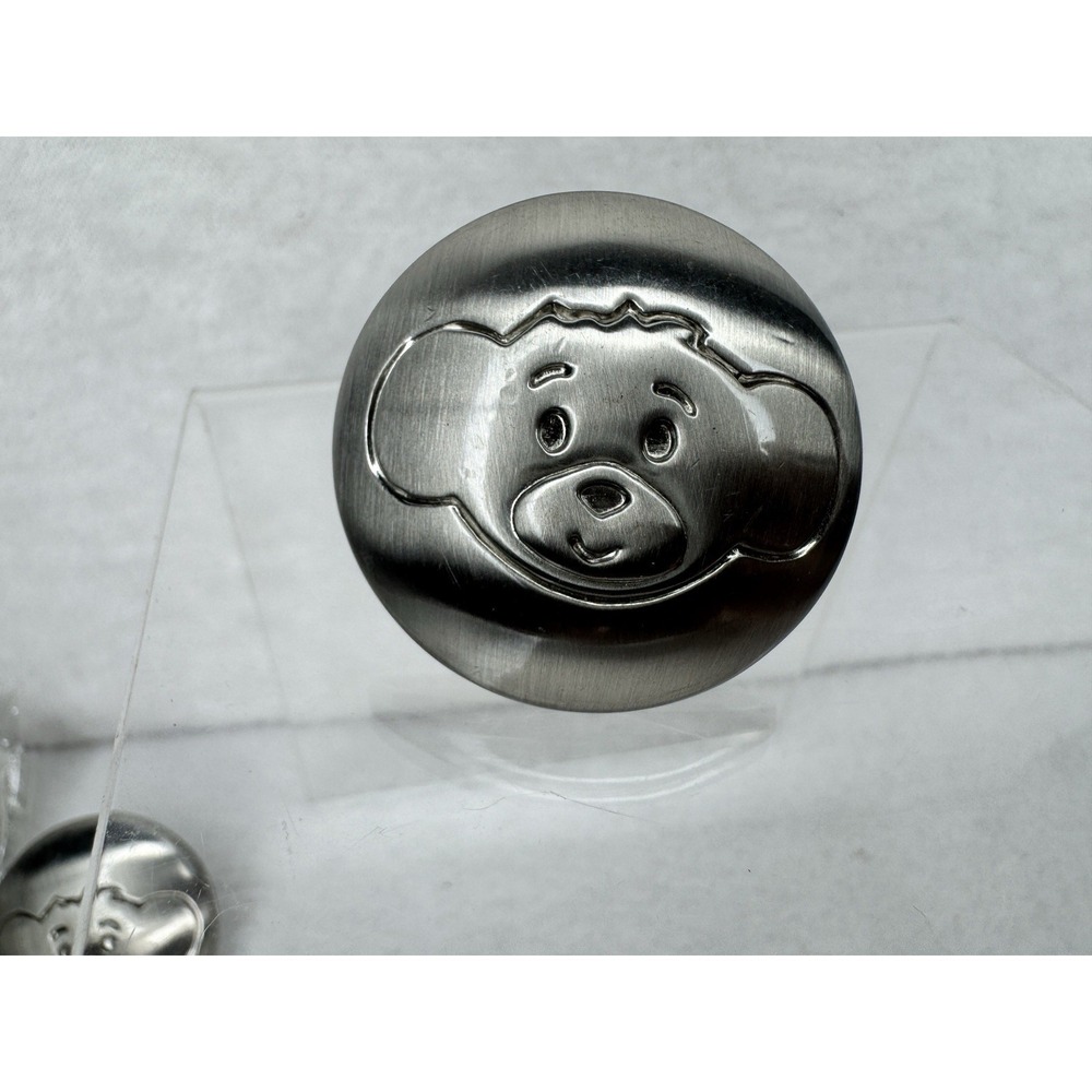 16 Build A Bear Brushed Nickel Teddy Drawer Pulls Knobs Nursery Child Room Decor